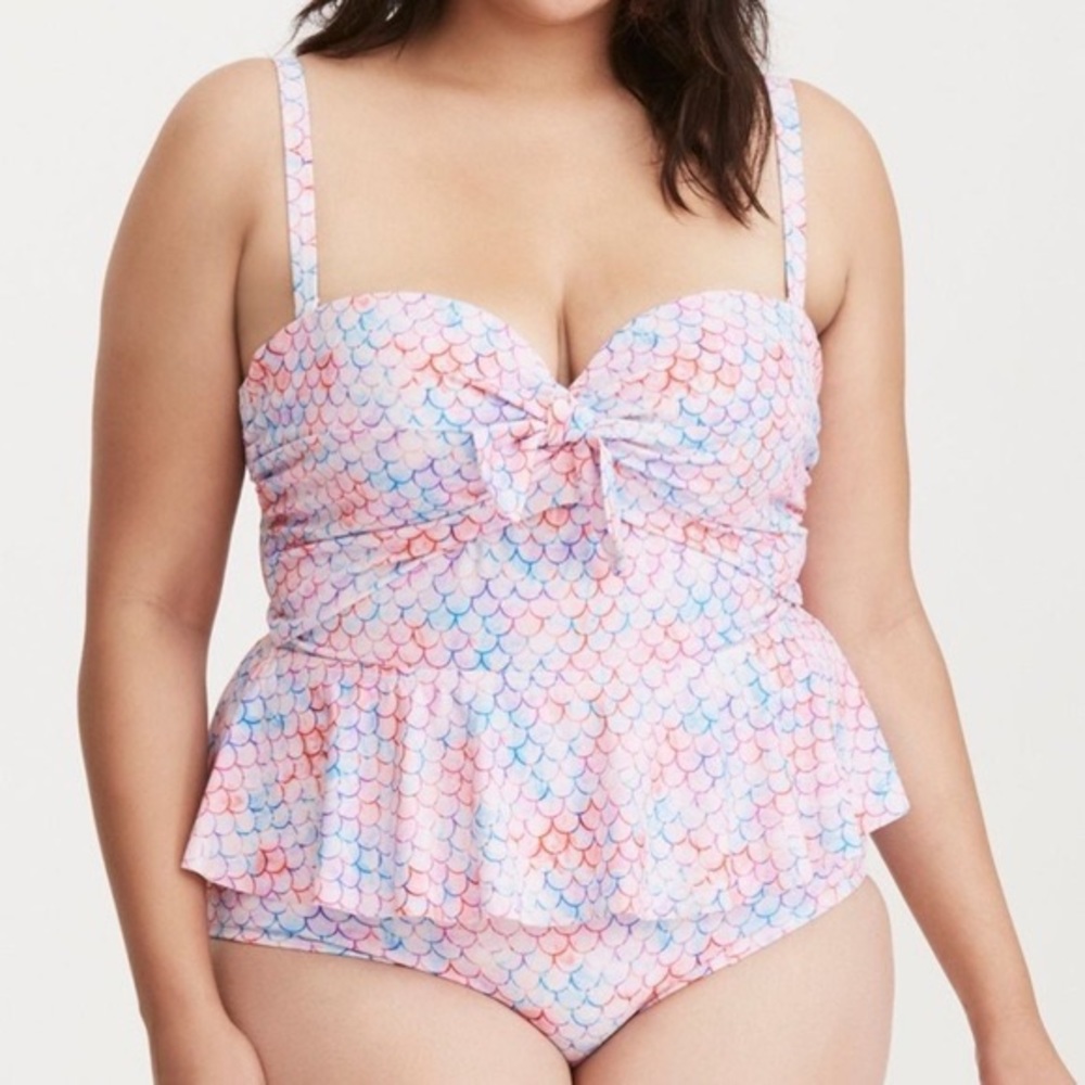 TORRID PEPLUM MIDKINI SWIM SET